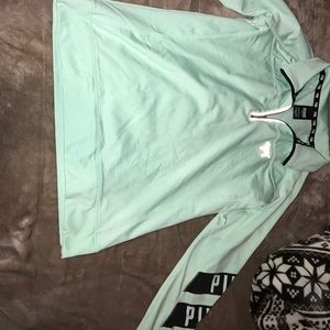 Victoria secret PINK quarter zip pull over